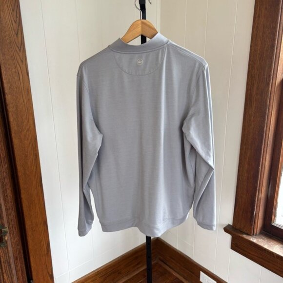 Peter Millar Crown Sport Gray Ross 1/4 Zip Pullover Mens L Exmoor Heritage Cup - Picture 7 of 9